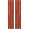 Ekena Millwork Americraft 3-Board (2 Batten) Wood Spaced Board-n-Batten Shutters w/ Z-Bar, ARW102SB311X77CLH, PR ARW102SB311X77CLH - alternate 1
